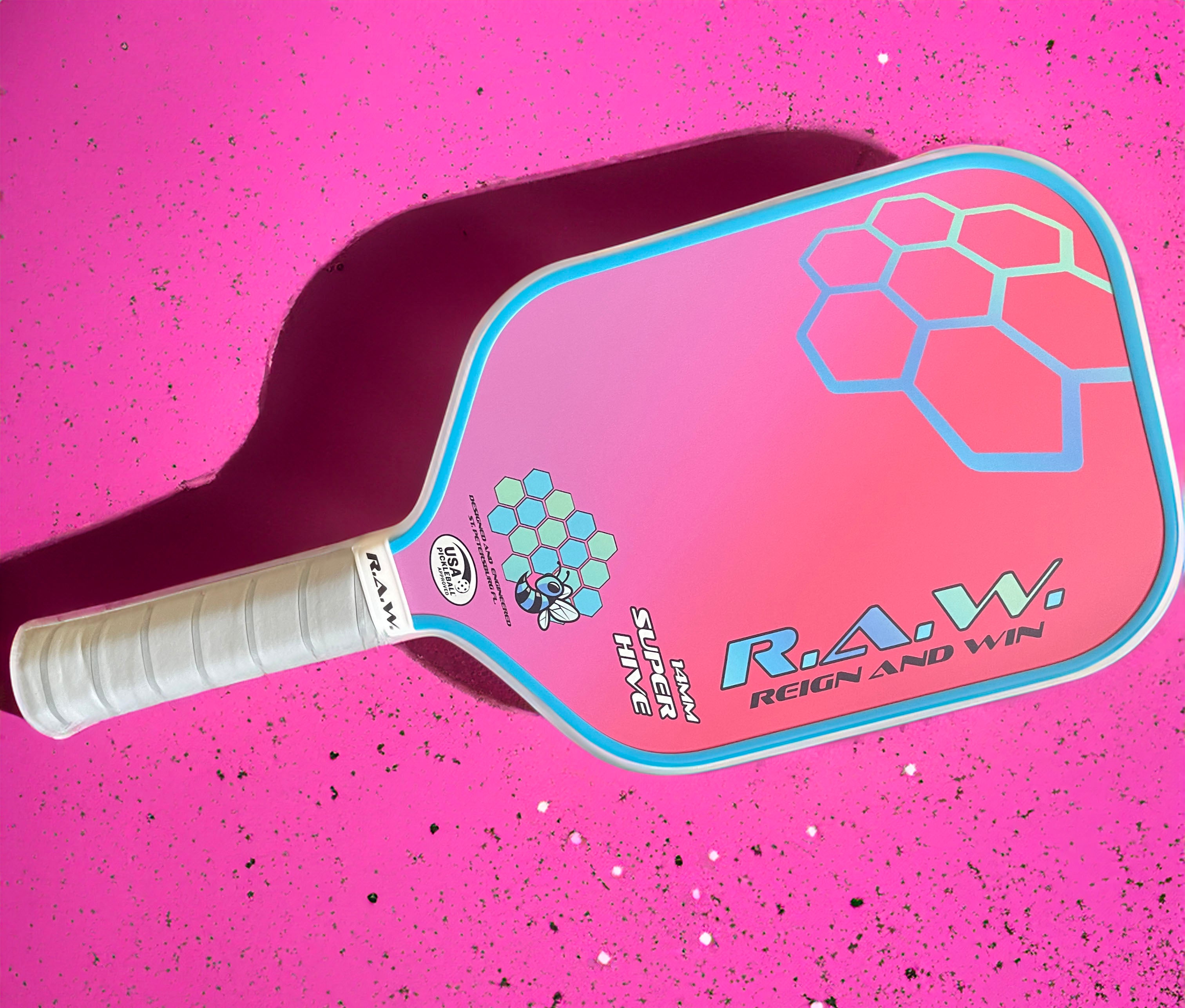 R.A.W. SUPER HIVE Pickleball Paddle