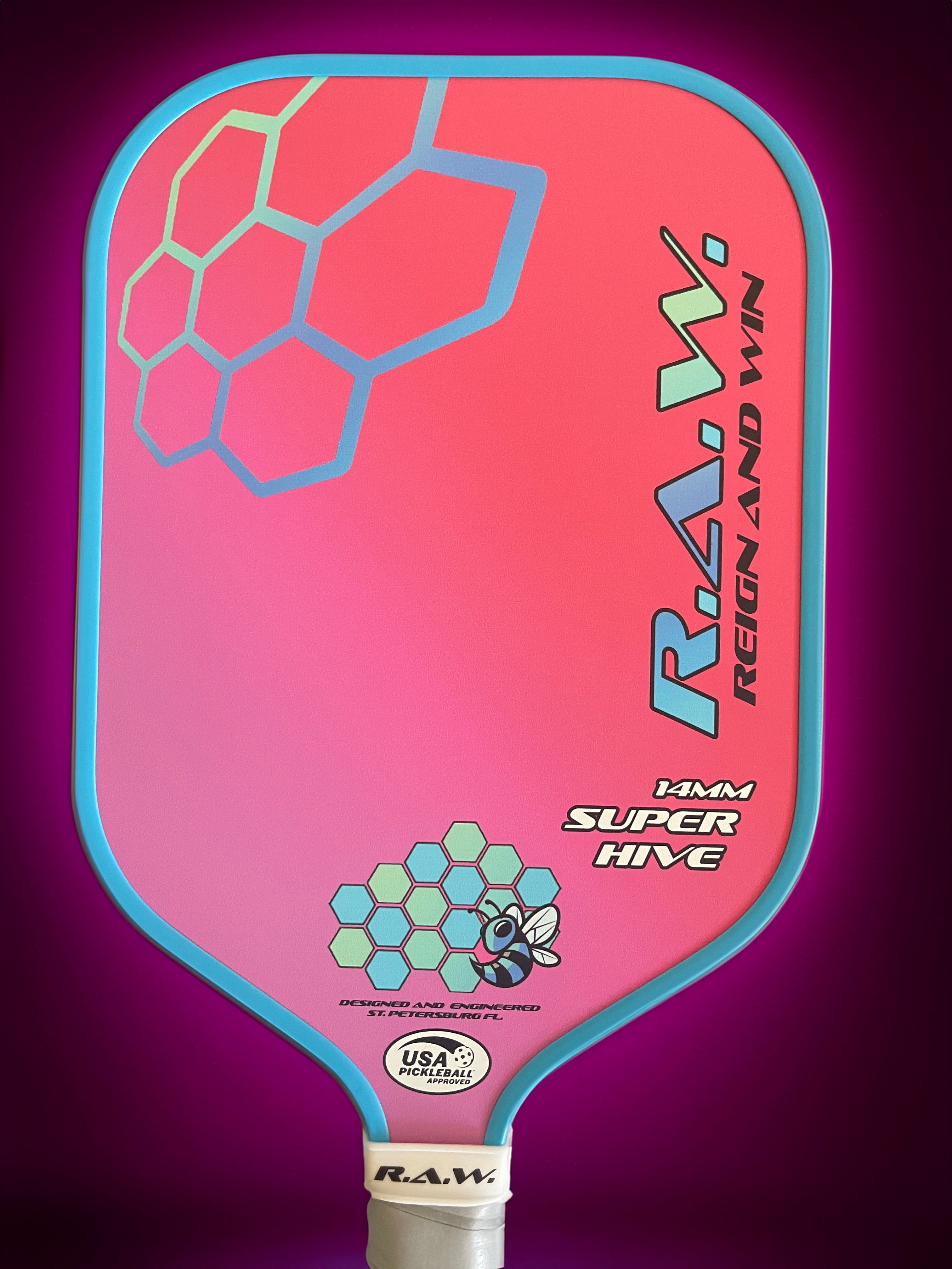 R.A.W. SUPER HIVE Pickleball Paddle